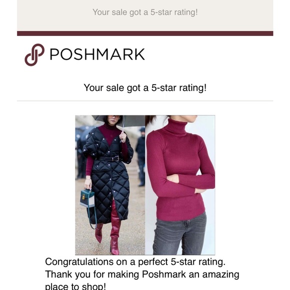 BURGUNDY SLIM FIT RIBBED TURTLENECK TOP - Picture 3 of 11